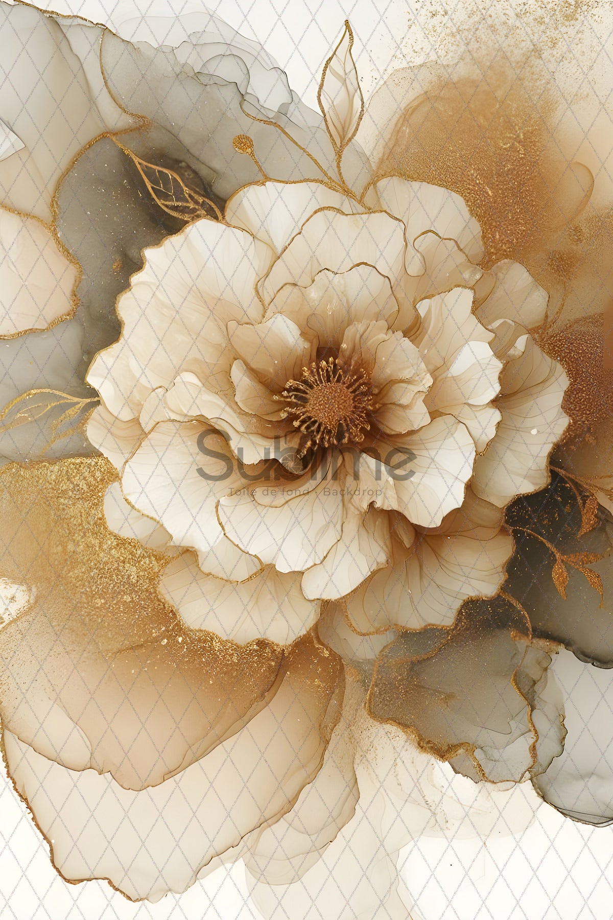 Fine Art White, Beige and Gray-21