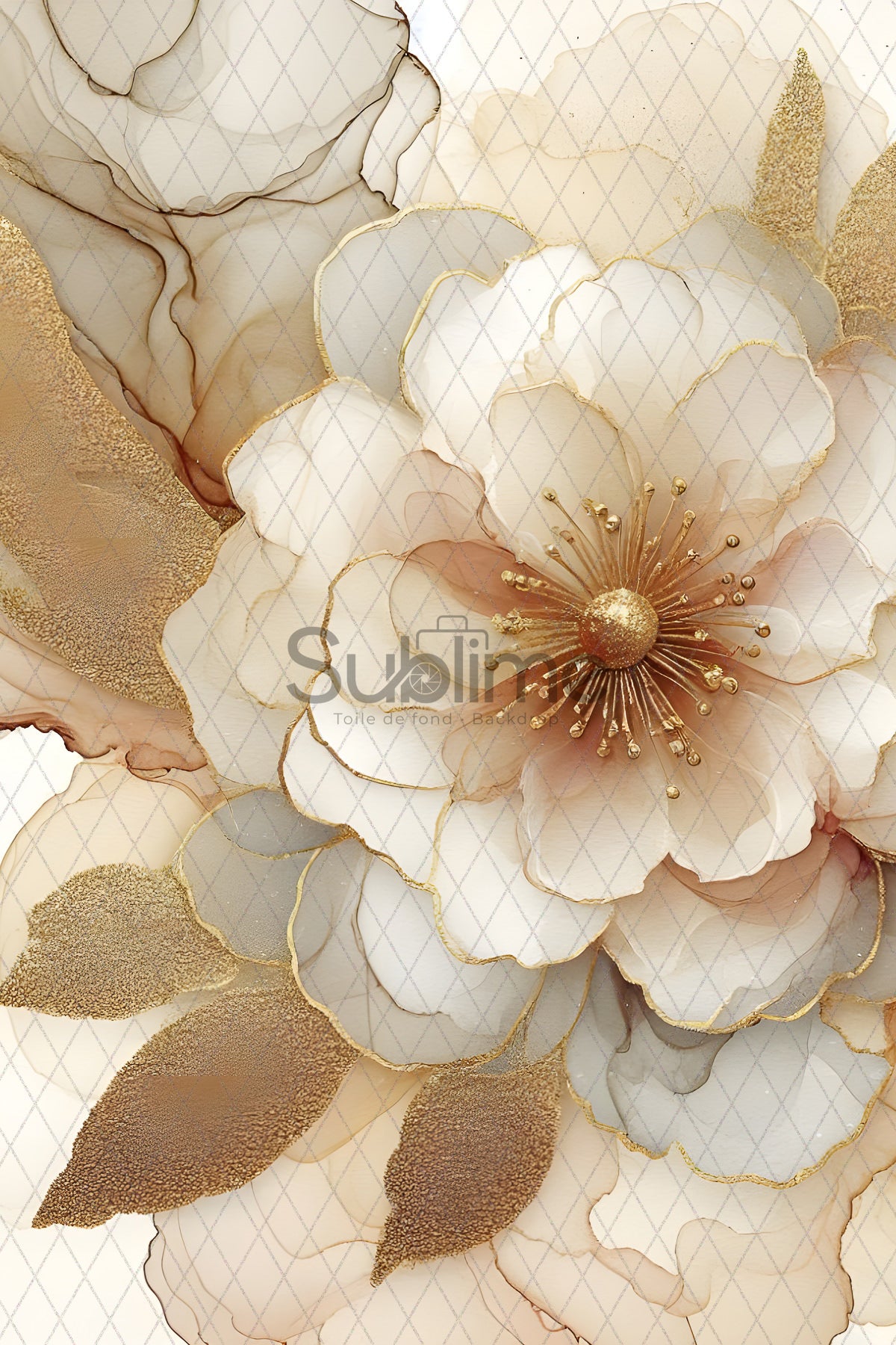 Fine Art White, Beige and Gray-21