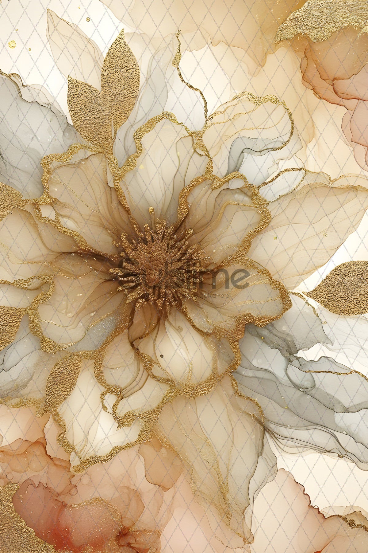 Fine Art White, Beige and Gray-21