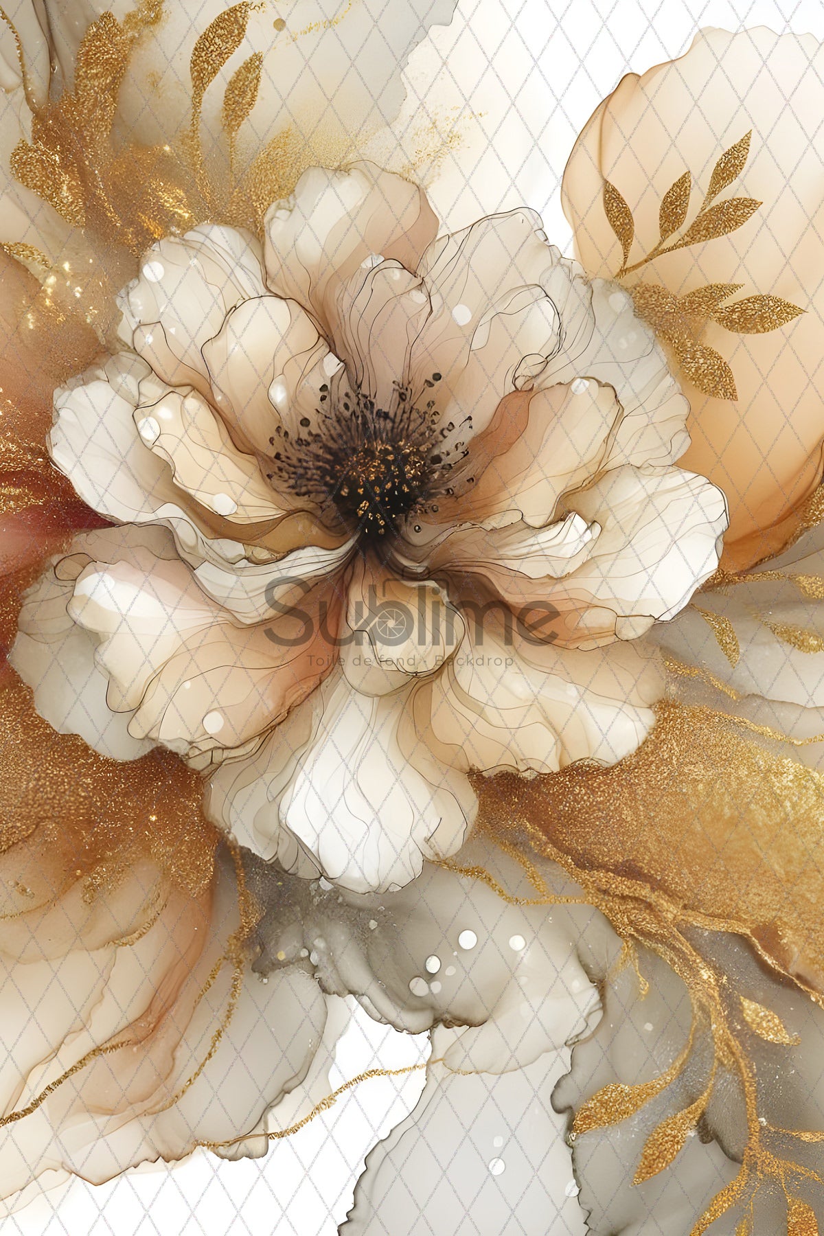 Fine Art White, Beige and Gray-21