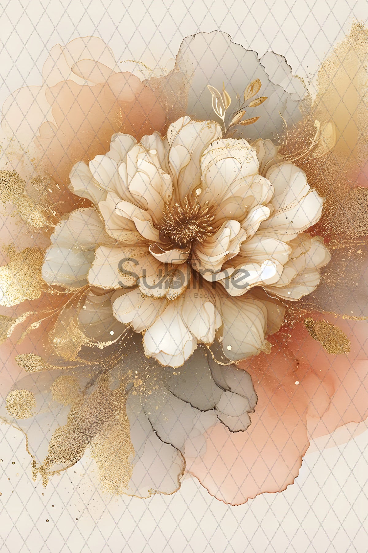 Fine Art White, Beige and Gray-21