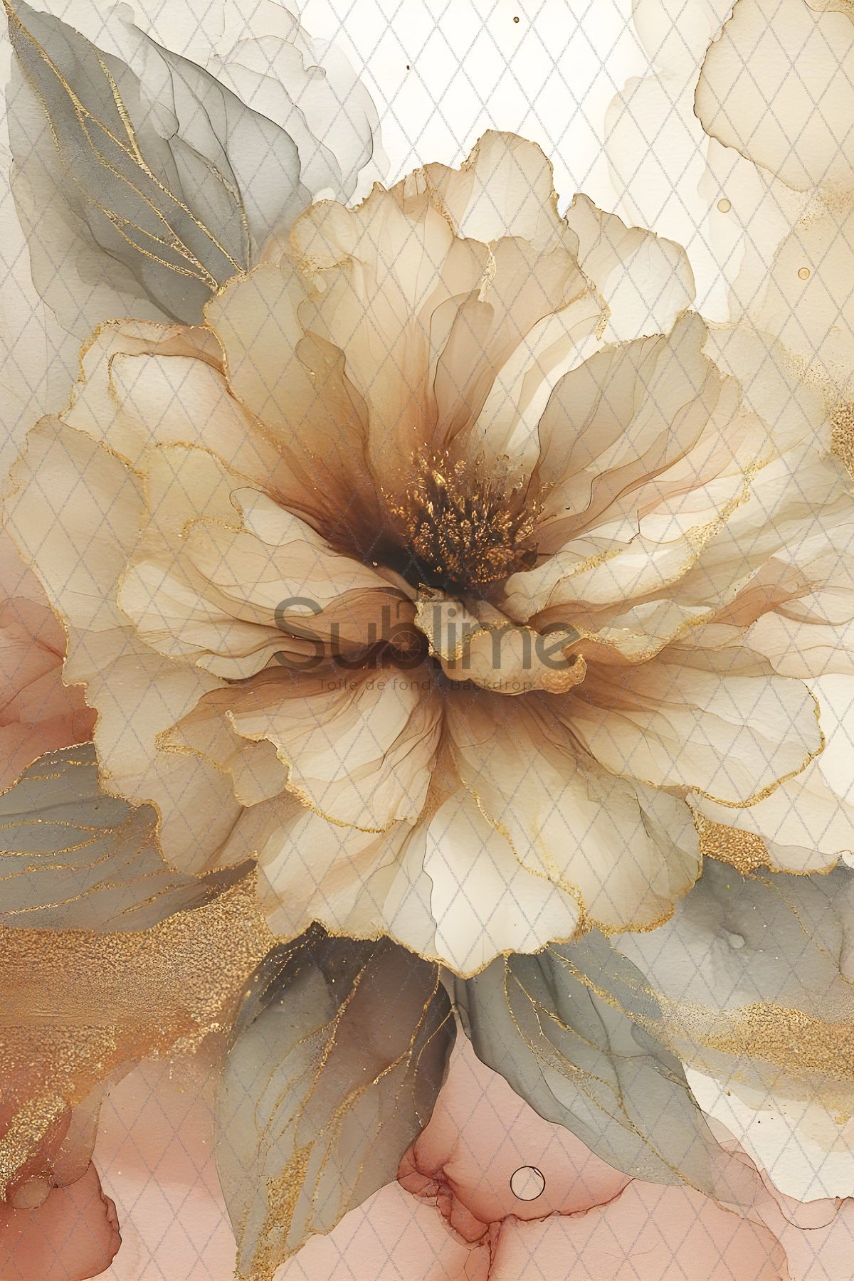 Fine Art White, Beige and Gray-21